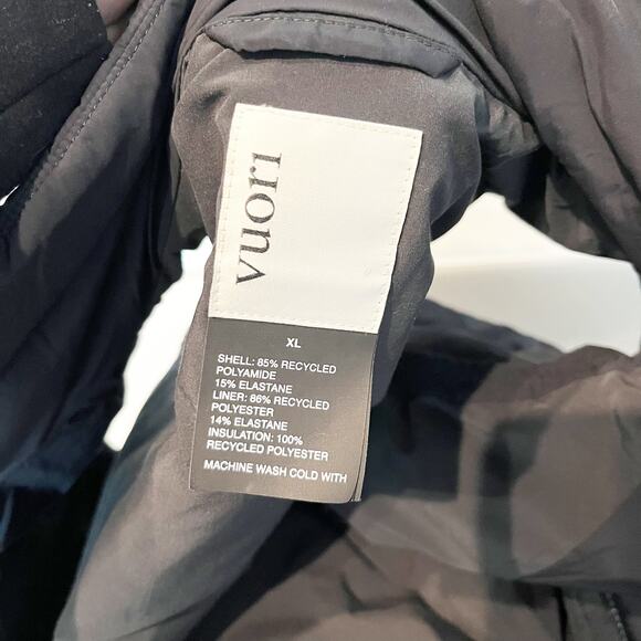 Vuori Canyon Full Zip Outdoor Hiking Insulated Vest Jacket Black XL - Picture 3 of 8